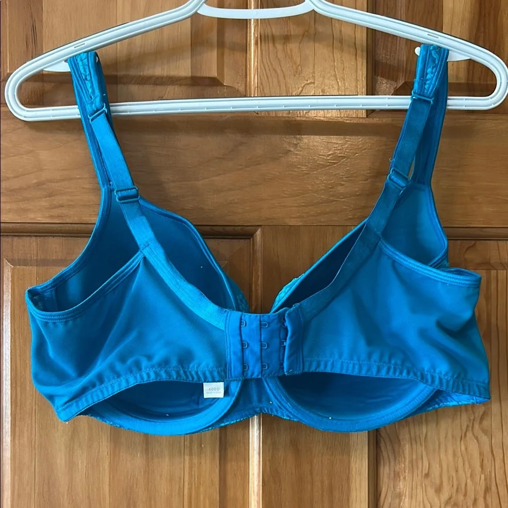 Cacique Teal Lace Underwire Bra